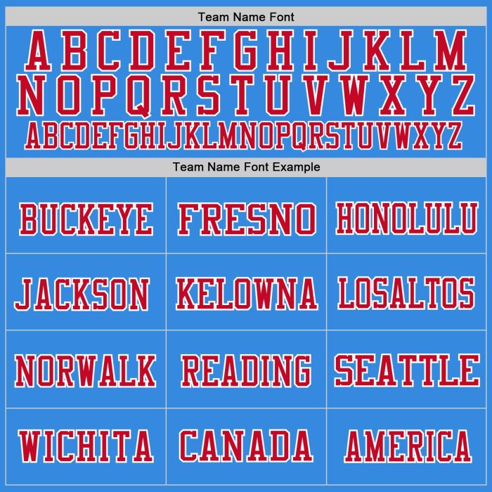 Custom Powder Blue Authentic Throwback Football Jersey - Red and White Mesh Design Custom Powder Blue Red-White Mesh Authentic - Image 3