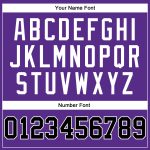 Custom Basketball Jersey Throwback Style 5210 - Purple Black White Authentic Design Custom Purple Black-White Authentic Throwback - Image 4