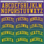 Custom Fade Basketball Jersey in Purple, Gold, and Kelly Green - Authentic Fashion Design Custom Purple Gold-Kelly Green - Image 4