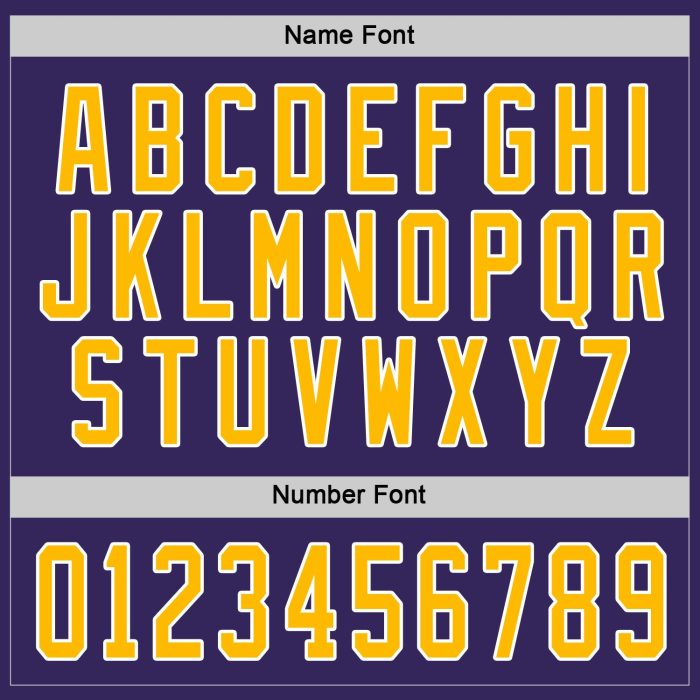Purple Gold White Custom Hockey Jersey - Personalized Team Apparel Custom Purple Gold-White Hockey Jersey - Image 4