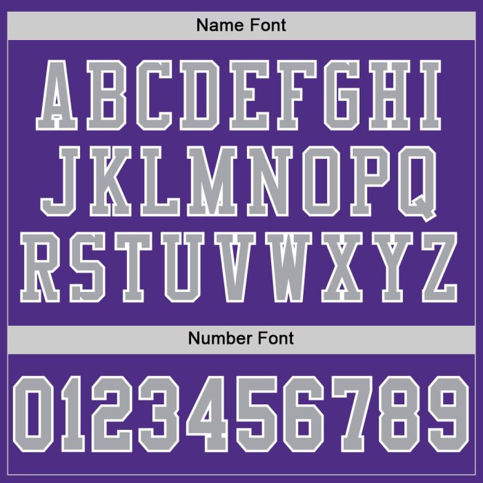 Custom Purple Gray White Football Jersey - Authentic Mesh Sports Apparel Custom Purple Gray-White Mesh Authentic Football - Image 4