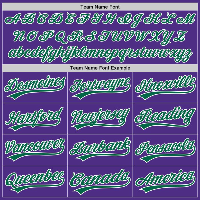 Custom Purple Kelly Green White Softball Jersey Unisex Two-Button Design Custom Purple Kelly Green-White Two-Button Unisex - Image 4