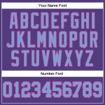 Custom Long Sleeve Performance T-Shirt in Purple Light Blue Pink Custom Purple Light Blue-Pink Long Sleeve Performance T-Shirt - Image 5