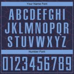 Custom Sublimation Soccer Uniform Jersey - Purple Light Blue Design Custom Purple Light Blue Sublimation Soccer Uniform Jersey - Image 5