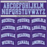 Custom Authentic Baseball Jersey in Purple and Light Blue-White Style 5440 Custom Purple Light Blue-White Authentic Baseball - Image 4