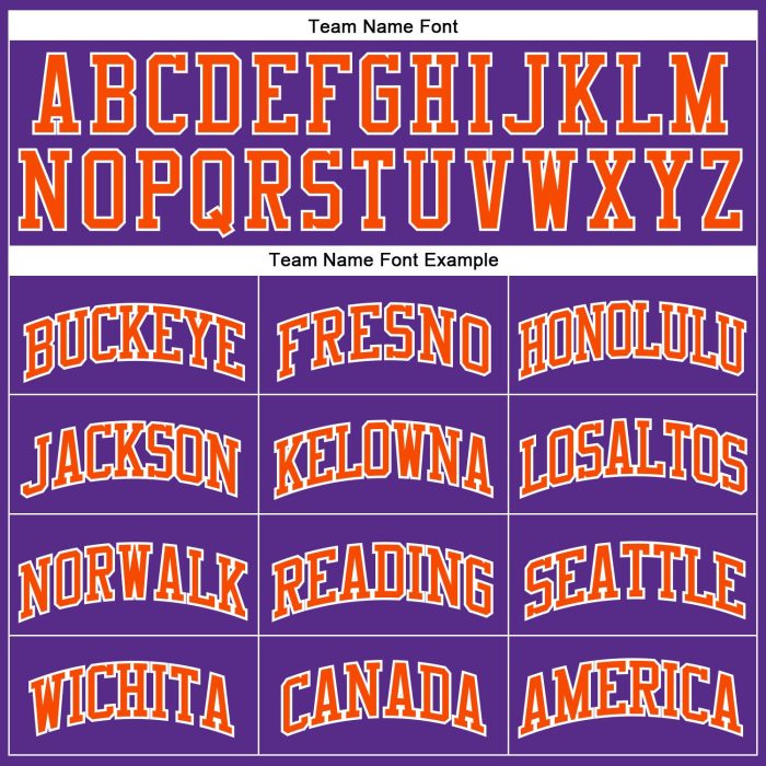 Custom Basketball Jersey - Authentic Throwback in Purple, Orange and White Custom Purple Orange-White Authentic Throwback - Image 3