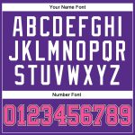 Custom Basketball Jersey - Authentic Throwback in Purple, Pink & Black Custom Purple Pink-Black Authentic Throwback Basketball - Image 4