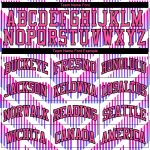 Custom Purple Pink Black Basketball Jersey Round Neck Sublimation Suit Custom Purple Pink-Black Round Neck Sublimation Basketball - Image 3