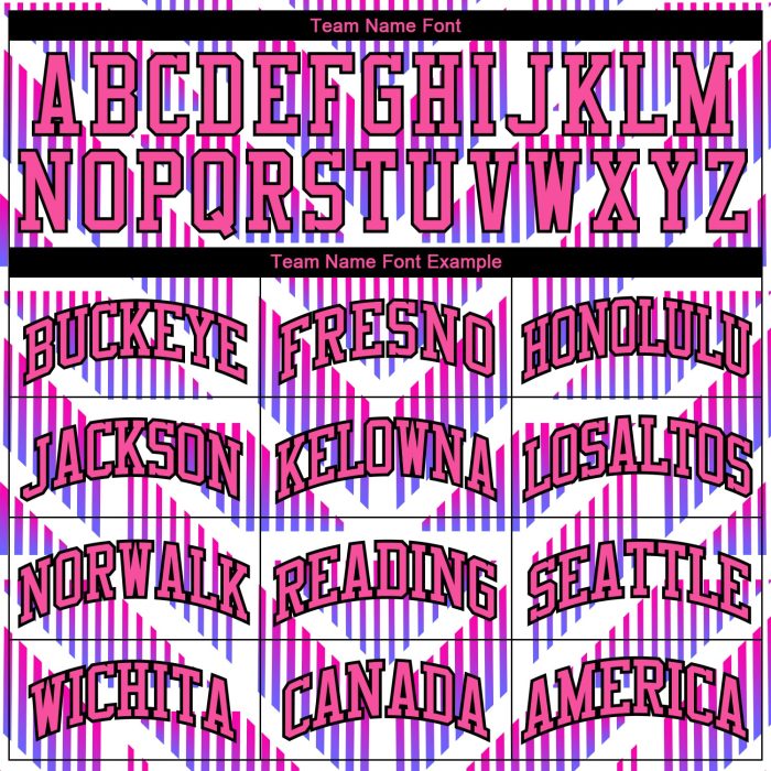 Custom Purple Pink Black Basketball Jersey Round Neck Sublimation Suit Custom Purple Pink-Black Round Neck Sublimation Basketball - Image 3