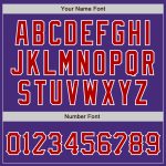 Custom Purple Red and White Authentic Baseball Jersey for Men and Women Custom Purple Red-White Authentic Baseball Jersey - Image 5