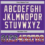 Custom Purple Vintage USA Flag Basketball Jersey - Cream Authentic Throwback Design Custom Purple Vintage USA Flag-Cream - Image 4