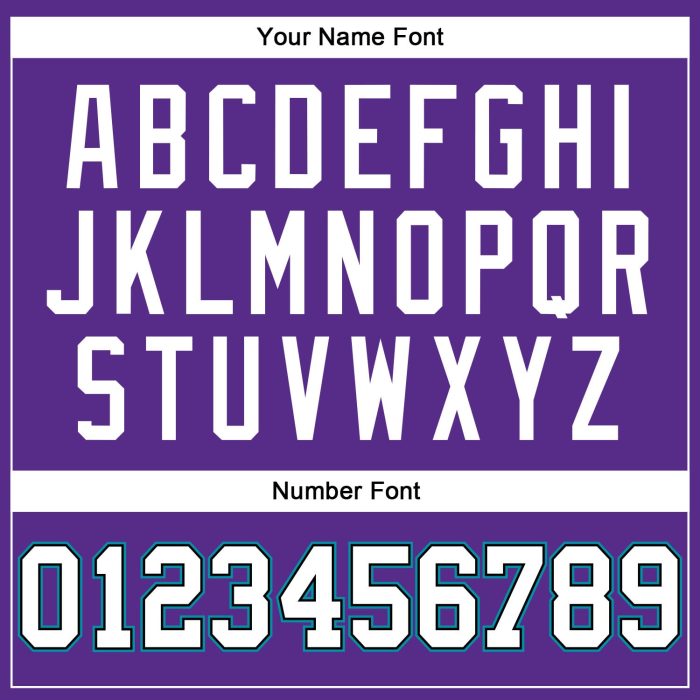 Authentic Basketball Jersey Custom Purple White Black Teal Throwback Design Custom Purple White Black-Teal Authentic Throwback - Image 4