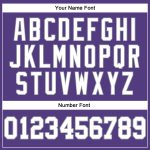 Custom Long Sleeve Performance T-Shirt in Purple White-Grey for Men and Women Custom Purple White-Gray Long Sleeve Performance - Image 5