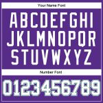 Purple White Kelly Green Custom Authentic Basketball Jersey - Throwback Style Custom Purple White-Kelly Green Authentic Throwback - Image 4