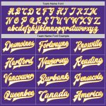 Custom Varsity Letterman Jacket in Purple, White, Light Blue, and Gold - Full-Snap Fashion Style Custom Purple White Light - Image 4