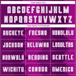 Custom Purple Pink White Soccer Jersey - Sublimation Uniform Custom Purple White-Pink Sublimation Soccer Uniform Jersey - Image 4