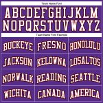 Authentic Custom Purple White Red Black Basketball Jersey - Throwback Style Custom Purple White Red-Black Authentic Throwback - Image 3