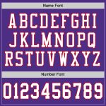 Custom Purple White Red Football Jersey - Authentic Throwback Mesh Style Custom Purple White-Red Mesh Authentic Throwback - Image 4