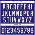 Custom Purple White Two-Button Softball Jersey Unisex - Personalized Athletic Wear Custom Purple White Two-Button Unisex - Image 5