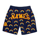 Pride Month Rainbow Love Is Love LGBT Basketball Shorts - Custom Authentic Sportswear Custom Rainbow For Pride Month Love