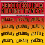 Custom Fade Basketball Jersey - Authentic Red Black Gold Design Custom Red Black-Gold Authentic Fade Fashion Basketball Jersey - Image 4