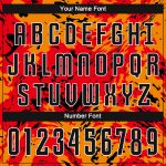 Custom Soccer Uniform Jersey - Red Black Gold Sublimation Design for Players Custom Red Black-Gold Sublimation Soccer Uniform - Image 5