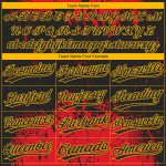 Custom Red Black Gold Softball Jersey Unisex Two-Button Design - Perfect for Teams and Players Custom Red Black-Gold Two-Button - Image 4