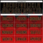 Custom Sublimation Soccer Jersey Red Black Old Gold Uniform for Teams Custom Red Black-Old Gold Sublimation Soccer Uniform - Image 4