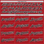 Custom Authentic Baseball Jersey Red Black White Style 5990 Custom Red Black-White Authentic Baseball Jersey Style 5990 - Image 4