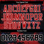 Sublimation Basketball Jersey Custom Red Black White Round Neck Style 4774 Custom Red Black-White Round Neck Sublimation - Image 4