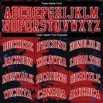 Sublimation Basketball Jersey Custom Red Black White Round Neck Style 4774 Custom Red Black-White Round Neck Sublimation - Image 3