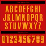 Custom Red Gold Black Soccer Uniform Jersey - Fade Fashion Design Custom Red Gold-Black Sublimation Fade Fashion Soccer Uniform - Image 5