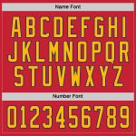 Custom Red Gold Hockey Jersey - Personalized Royal Team Apparel Custom Red Gold-Royal Hockey Jersey - Image 4