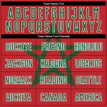 Custom Moroccan Flag Soccer Uniform Jersey in Red Kelly Green and White Custom Red Kelly Green-White Sublimation Moroccan - Image 4