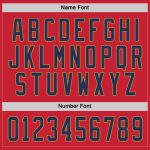 Custom Hockey Jersey in Red, Navy, and Old Gold - Personalized Team Apparel Custom Red Navy-Old Gold Hockey Jersey - Image 4