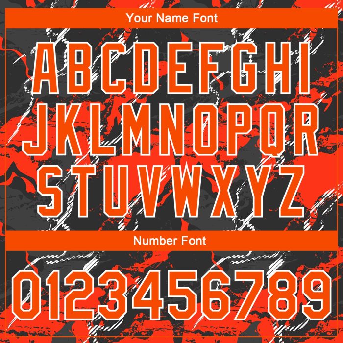 Custom Bomber Jacket Orange Black 3D Pattern Full-Snap Varsity Letterman Custom Red Orange-Black 3D Pattern Design Bomber - Image 5