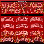 Custom Red Black Flame Basketball Jersey Round Neck Sublimation Suit Custom Red Red-Black Flame Round Neck Sublimation Basketball - Image 3