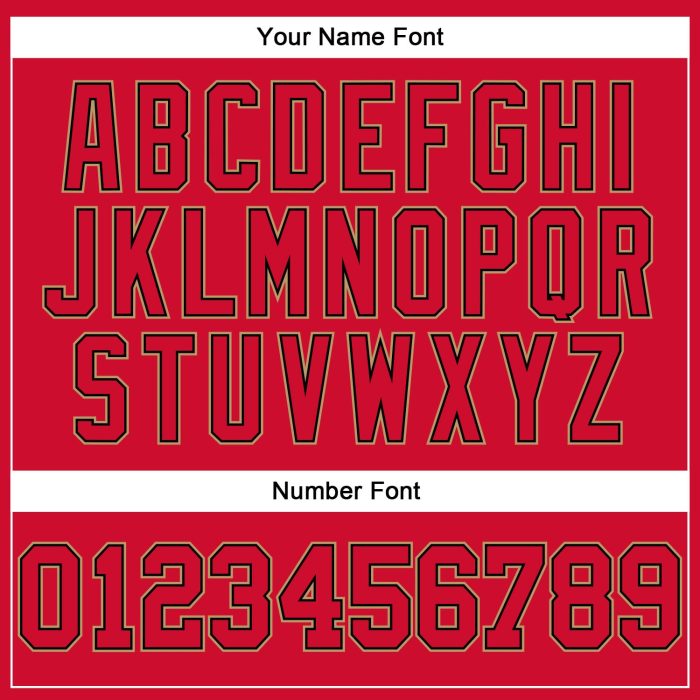 Custom Red Black Gold Authentic Throwback Basketball Jersey for Fans and Collectors Custom Red Red Black-Old Gold Authentic - Image 4