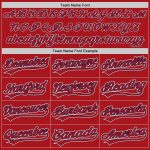 Custom Red-Navy Baseball Jersey - Authentic Team Apparel for Fans and Players Custom Red Red-Navy Authentic Baseball Jersey - Image 4