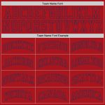 Custom Red Navy Basketball Jersey Authentic Throwback Design for Fans Custom Red Red-Navy Authentic Throwback Basketball - Image 4