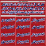 Authentic Custom Red Royal-White Baseball Jersey for Fans and Players Custom Red Royal-White Authentic Baseball Jersey - Image 4