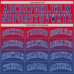 Custom Red Royal White Fashion Basketball Jersey - Authentic Fade Design Custom Red Royal-White Authentic Fade Fashion Basketball - Image 4
