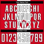 Custom Canadian Flag Soccer Jersey - Red White Black Sublimation Uniform Custom Red White-Black Sublimation Canadian Flag - Image 5