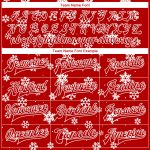 Custom Christmas 3D Bomber Varsity Jacket Red White Full-Snap Letterman Custom Red White Christmas 3D Bomber Full-Snap Varsity - Image 4