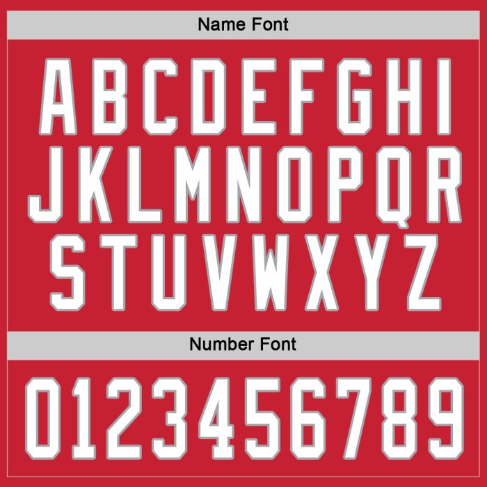 Custom Red White Gray Hockey Jersey Personalized Team Apparel Custom Red White-Gray Hockey Jersey - Image 4