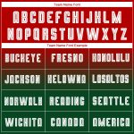 Custom Red Green White Soccer Jersey Long Sleeve Fade Fashion Uniform Custom Red White-Green Sublimation Long Sleeve Fade - Image 4