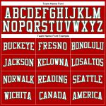 Custom Long Sleeve Performance T-Shirt in Red, White, and Kelly Green Custom Red White-Kelly Green Long Sleeve Performance - Image 4