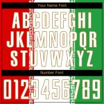 Iranian Flag Soccer Jersey - Custom Red White Kelly Green Old Gold Sublimation Uniform Custom Red White Kelly Green-Old Gold - Image 5