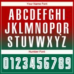 Custom Soccer Uniform Jersey - Red White Kelly Green Fade Long Sleeve Sublimation Custom Red White-Kelly Green Sublimation - Image 5