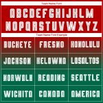 Custom Soccer Uniform Jersey - Red White Kelly Green Fade Long Sleeve Sublimation Custom Red White-Kelly Green Sublimation - Image 4